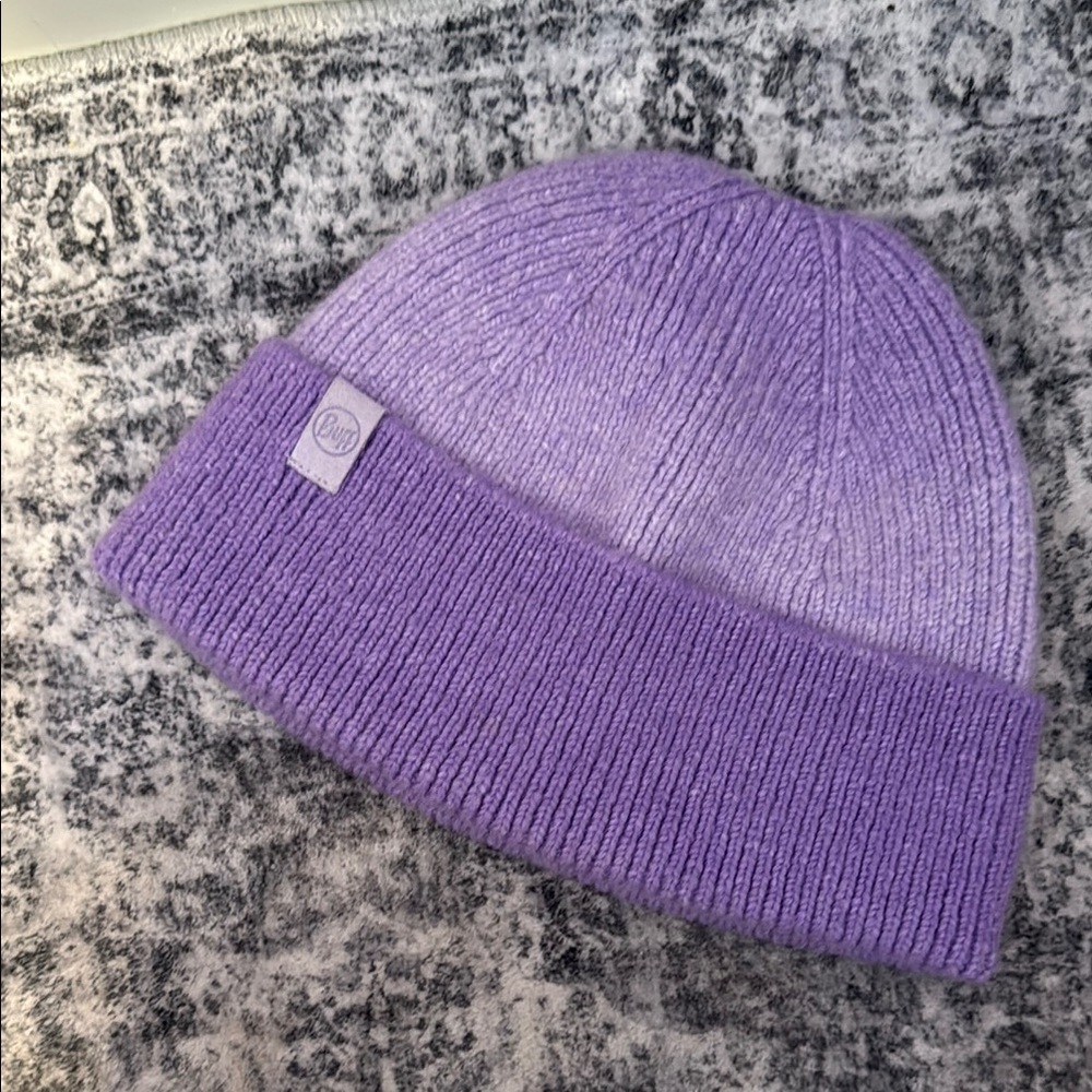 Woman’s Purple Knit Beanie